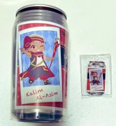 アクキー ツイステ カリム オリジナルラベル缶 ステッカー ラベル缶 烏龍茶