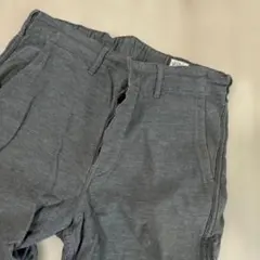 オワスロウ　グレー ワークパンツ コットン混紡のサムネイル