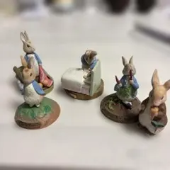 ピーターラビット 陶器フィギュア 5体セット
