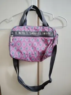 タグ付き未使用✨レスポートサック ショルダーバッグ 花柄 ドット 