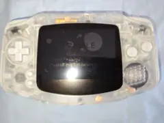 ゲームボーイアドバンス本体クリア(IPS液晶V5とアンプ搭載済み)
