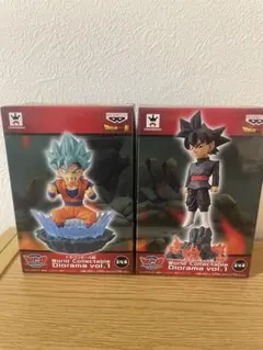 ドラゴンボール超　WCD 超サイヤ人ゴッドSS孫悟空・悟空ブラック2体セット