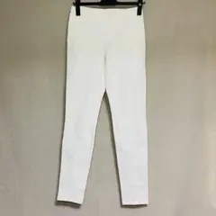 新品　UNIQLO ユニクロ　ポンチレギンスパンツ　オフホワイト