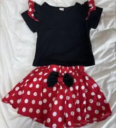 ミニー セットアップ 90cm 女の子 Tシャツ スカート