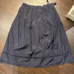 レリアン　ネイビー フレアスカート