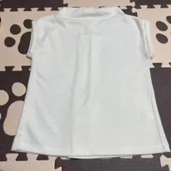 トップス GU ホワイト ノースリーブ