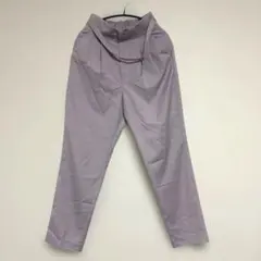 LAGUNAMOON 　ウエストベルト付き テーパードパンツ ラベンダー