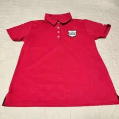 【美品】Kappa 赤 ポロシャツ レディース ゴルフシャツ ゴルフウエア