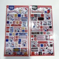 ハローキティ タイルシール ブロックシール 2枚セット