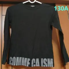 COMME CA ISM 長袖カットソー 130A ブラック