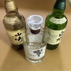サントリー 山崎12年 白州12年 響 空瓶 3本セット