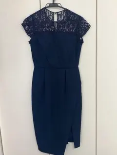 【LAGUNAMOON】ラグナムーン ドレス　パーティー　二次会 ネイビー