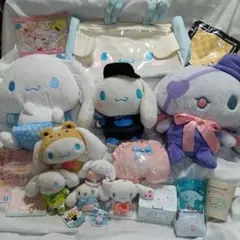 ✧ シナモロール✧ ぬいぐるみ&痛バッグ&財布&ストラップetc１９点セット