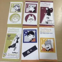 ハイキュー!! ステッカー 6枚セット