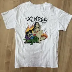 XLARGE Tシャツ M バックプリント 白