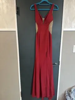 ★AngelR★ロングドレス レッド Sサイズ