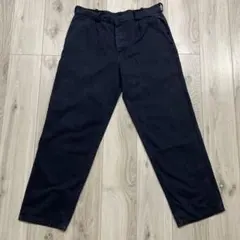 00s GREENBAY モールスキン ワークパンツ 50 ネイビー ユーロ古着