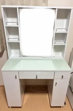 【8/20までの出品】ニトリ　ホワイト ドレッサー 2026年最新】NITORI 特徴：扉裏収納可 ドレッサー・鏡台の人気アイテム