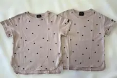petit mainドット柄 Tシャツ 110 2点