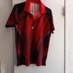 Nittaku 卓球ウェア Lサイズ レッド/ブラック