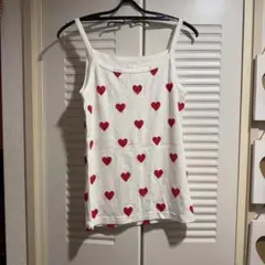 Petitbateau ハート柄キャミソール