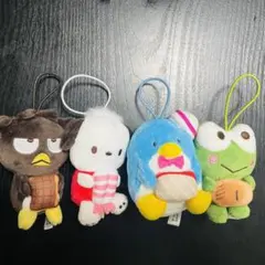 スシロー マスコット バッドばつ丸 ポチャッコ タキシードサム けろけろけろっぴ