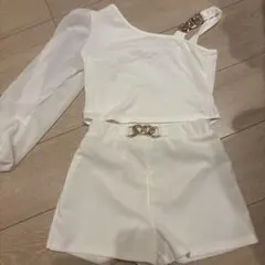 キッズ　セットアップ　ワンショルダー　130