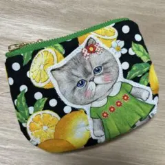 ハンドメイド　ころりんミニミニポーチ　コヤンイサムチョン☆両面ルミちゃん☆