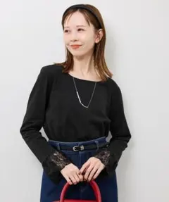 ロペピクニック❤袖レースカットトップス