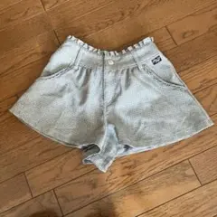 メゾピアノギンガムチェック さショートパンツ