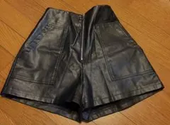 黒レザーショートパンツ ANAPのサムネイル