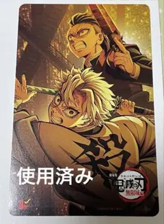 使用済み　劇場版　鬼滅の刃無限城編ムビチケ