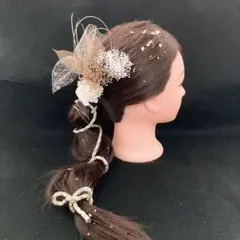 新作　h18　金箔　ゴールド　和装　髪飾り 成人式 着物　振袖　結婚式　色打掛