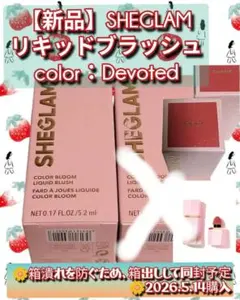 【新品】SHEGLAM リキッドブラッシュ Devotedのサムネイル