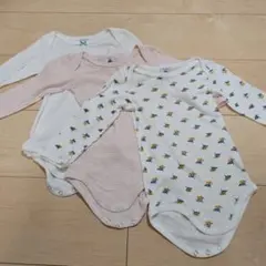 Petit Bateau ボディ肌着 74cm 3枚セット
