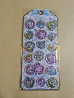 ぷくぷくあわわちゃん　ウォーターインシール