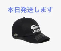 日本限定　ラコステ　ワンピース　コラボ　キャップ　ブラック 日本限定 ラコステ ワンピース コラボ キャップ ブラック