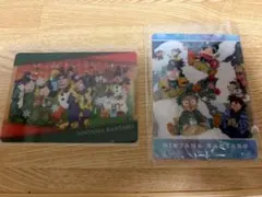 忍たま乱太郎 チーズソフトクッキー クリアカード 集合2種