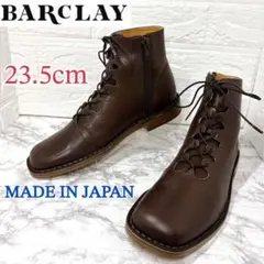 ✨新品✨BARCLAY レースアップ ショートブーツ ブラウン 23.5cmのサムネイル