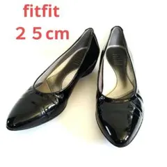 【美品】fitfit　フィットフィット　パンプス　コンフォート　ポインテッドトゥ