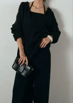 エシカesica ニット セットアップ ホルターネック