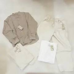 無印良品　シャツ　Tシャツ　パンツ　4点セット　新品のサムネイル