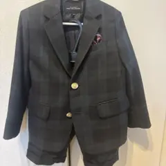 グリーンレーベルリラクシング チェック柄 ジャケットパンツセット