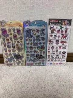 【正規品】トムとジェリー うるちゅる、4サイズシール 3枚セット