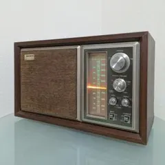 美品 ナショナル マイクロ白黒テレビ付き FM/AMラジオ TR-1020 - メルカリ