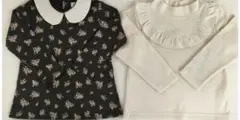 女の子　春秋服まとめ売り95cm　襟付きロンT