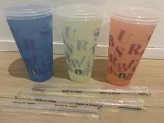 スターバックス★ミステリーカラーチェンジング★リユーザブルコールドカップ★セット