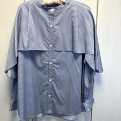 テチチ　ヨークフリルチュニック長袖シャツ