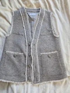 ツイード ベスト