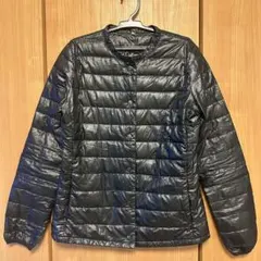 ダウンジャケット S 無印良品 黒 ブラック レディース